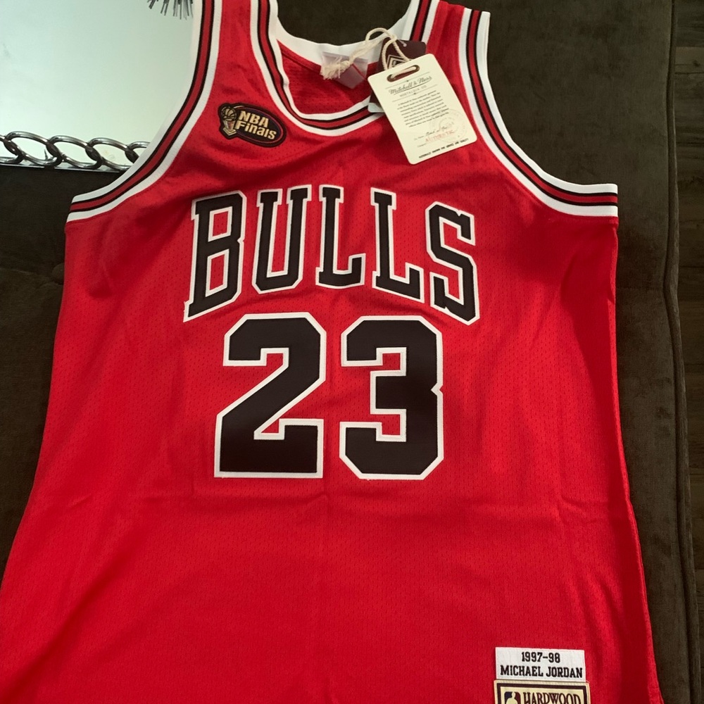 Nba finals Michael Jordan Chicago bulls jersey